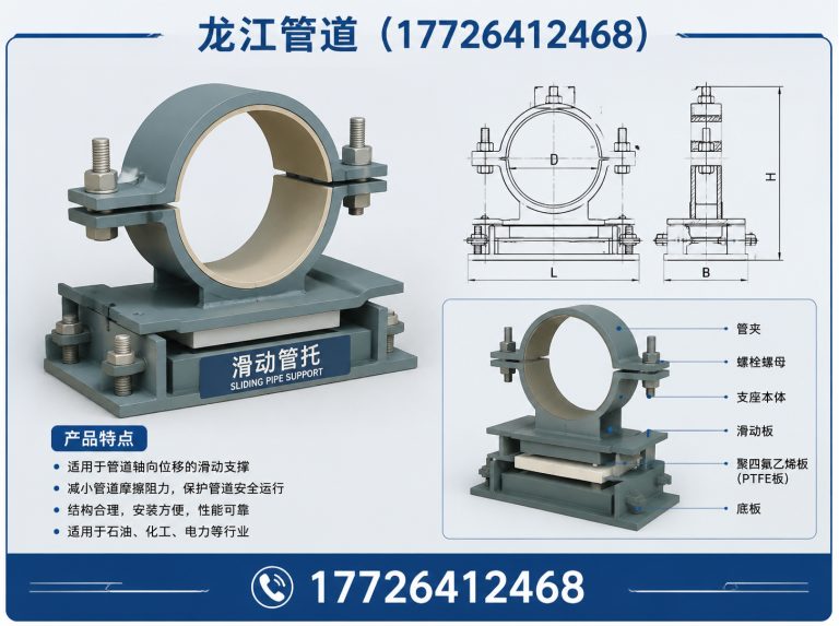 新华区滑动管托展示图